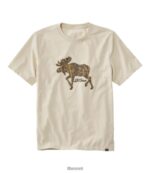 L.L.Bean Heren jagers grafisch T-shirt klei kleding VT0647297