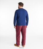 L.L.Bean Heren kamp pyjama set klassiek marineblauw/genieten van het buitenleven kleding VT0644927 - Image 5