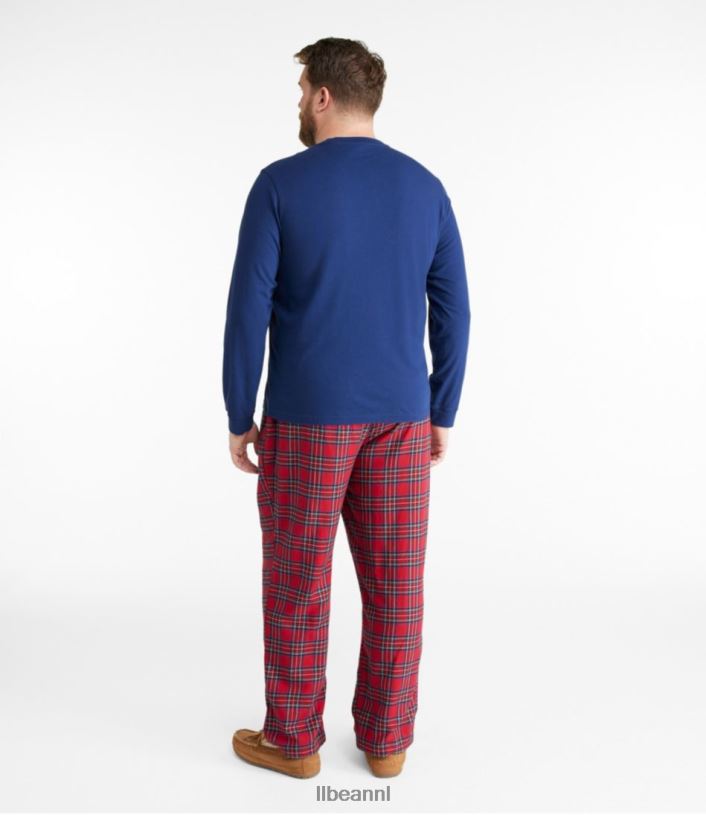 L.L.Bean Heren kamp pyjama set klassiek marineblauw/genieten van het buitenleven kleding VT0644927 - Image 5