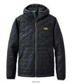 L.L.Bean Heren Katahdin geïsoleerde hoodie zwart bovenkleding VT0643037