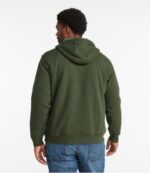 L.L.Bean Heren Katahdin Iron Works sweatshirt met halve rits bordeaux kleding VT064568 - Image 5