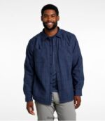 L.L.Bean Heren katahdin prestatie flanellen overhemd-jasje zee groen kleding VT0643406 - Image 4
