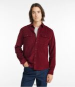 L.L.Bean Heren kenmerkend microgolf corduroy overhemd bleekgeel kleding VT064544 - Image 2