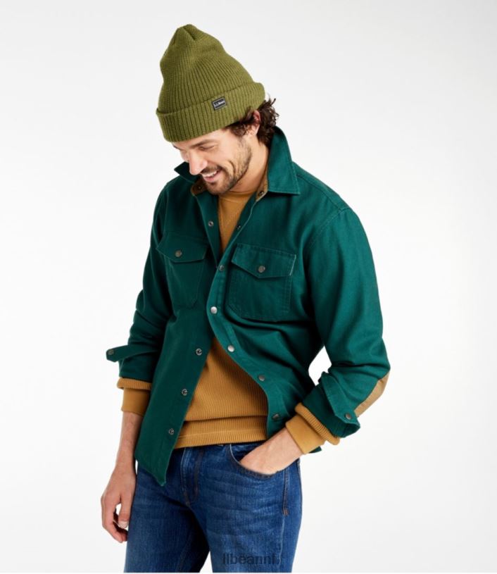 L.L.Bean Heren kenmerkend robuust, zacht twill overhemd loden kleding VT064724 - Image 2