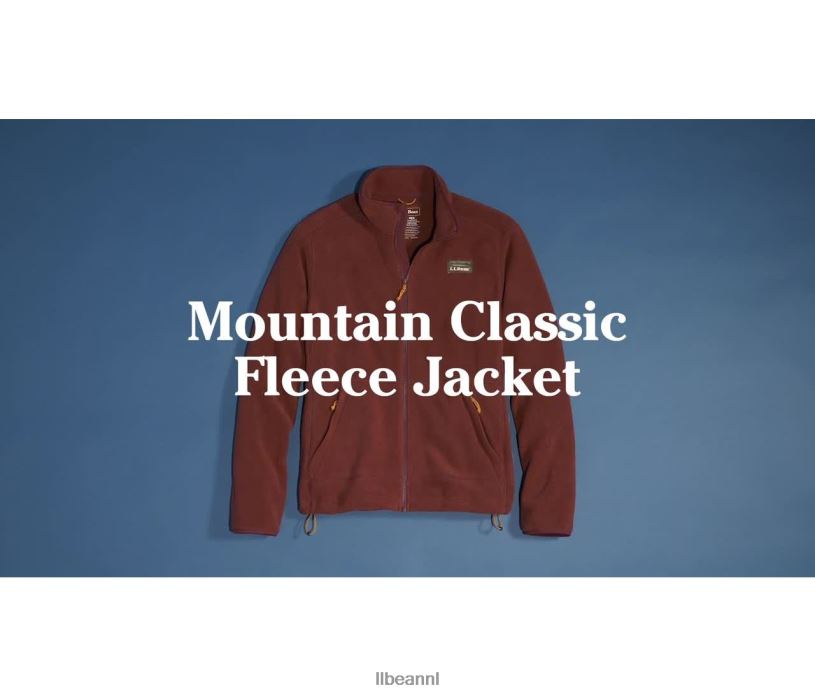 L.L.Bean Heren Klassiek bergfleecejack roest oranje bovenkleding VT0643283 - Image 7
