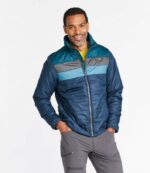L.L.Bean Heren klassiek bergjasje met puffer kelpgroen/nautisch marineblauw bovenkleding VT0645959 - Image 2
