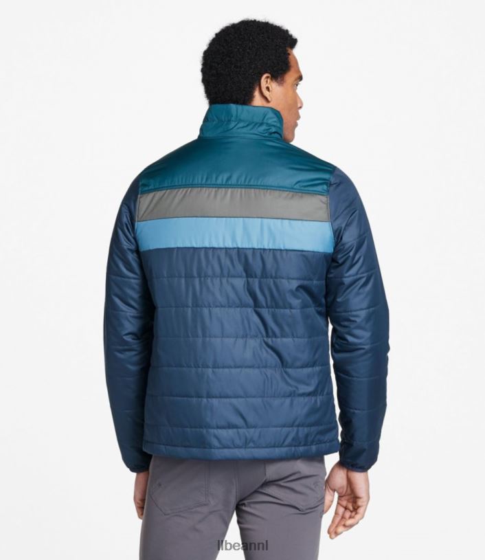 L.L.Bean Heren klassiek bergjasje met puffer kelpgroen/nautisch marineblauw bovenkleding VT0645959 - Image 3