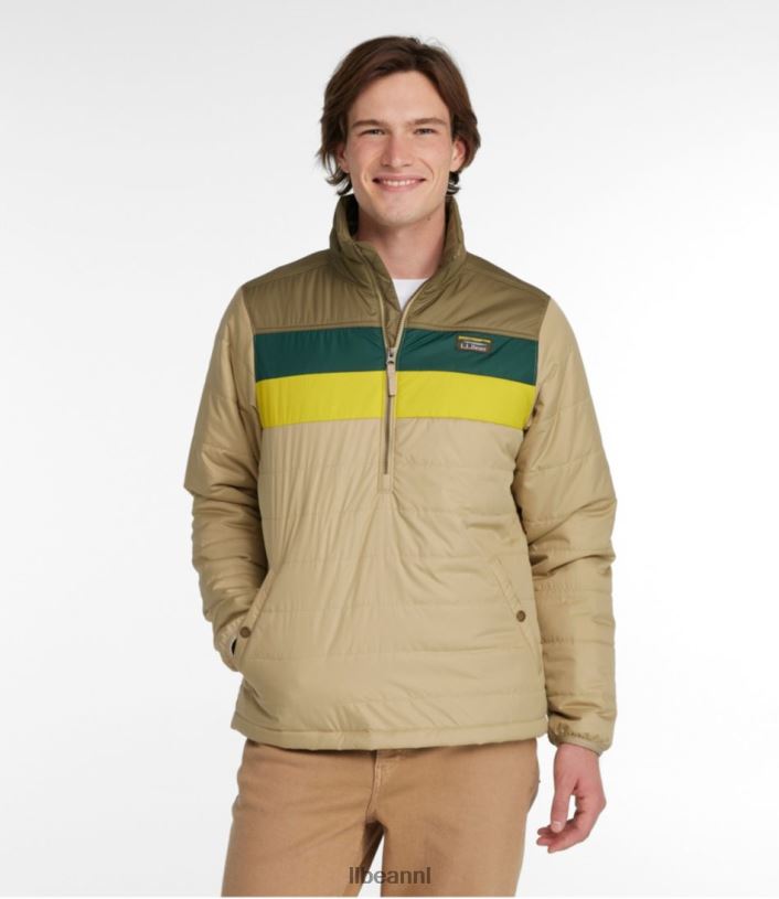 L.L.Bean Heren klassieke bergpufferpullover kelpgroen/nautisch marineblauw bovenkleding VT0643475 - Image 2
