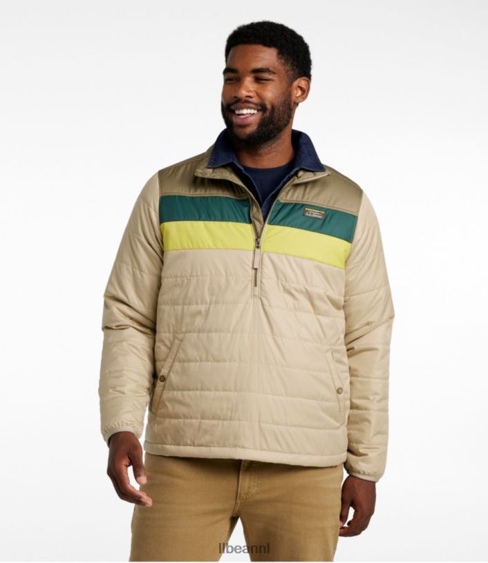 L.L.Bean Heren klassieke bergpufferpullover kelpgroen/nautisch marineblauw bovenkleding VT0643475 - Image 4