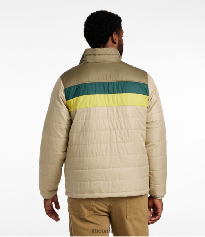 L.L.Bean Heren klassieke bergpufferpullover kelpgroen/nautisch marineblauw bovenkleding VT0643475 - Image 5