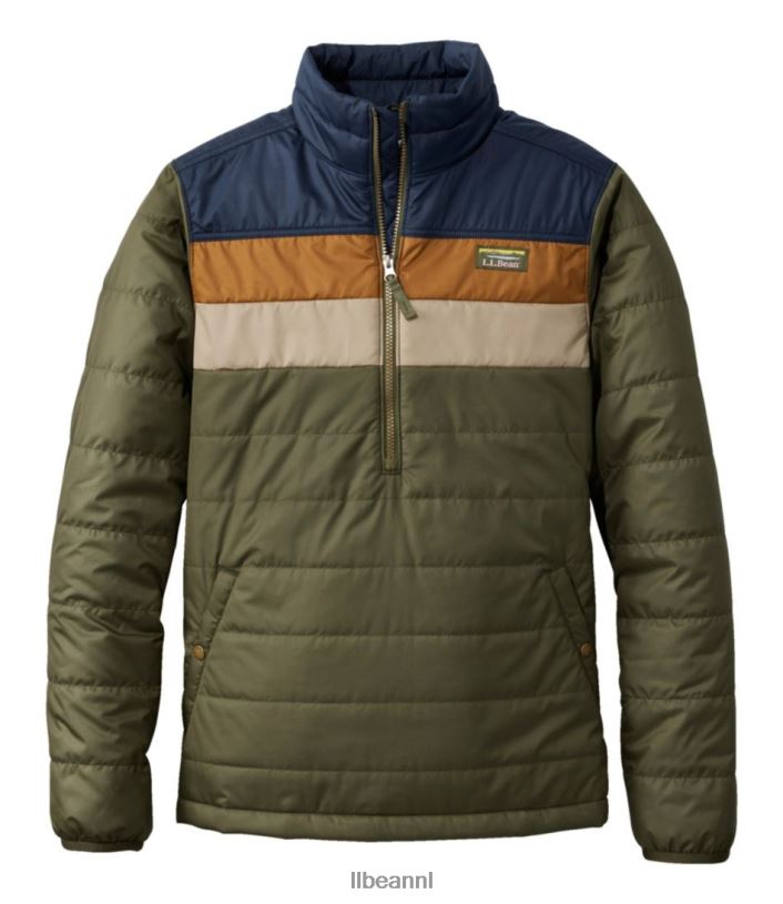 l_l_bean_heren_klassieke_bergpufferpullover_kelpgroen_nautisch_marineblauw_bovenkleding_vt0643475.jpg L.L.Bean Heren klassieke bergpufferpullover kelpgroen/nautisch marineblauw bovenkleding VT0643475 - Image 1