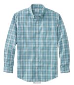L.L.Bean Heren kreukvrij kennebunk sportshirt echte wintertaling kleding VT0645017