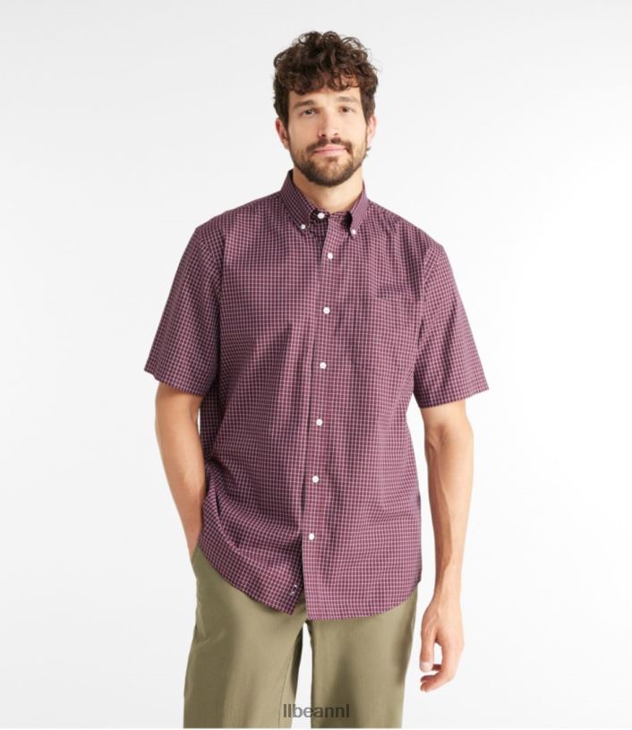 L.L.Bean Heren kreukvrij kennebunk sportshirt smaragdgroene spar kleding VT0643481 - Image 2