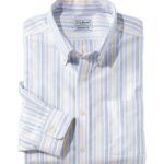 L.L.Bean Heren kreukvrij klassiek Oxford-overhemd arctisch blauw kleding VT0643511