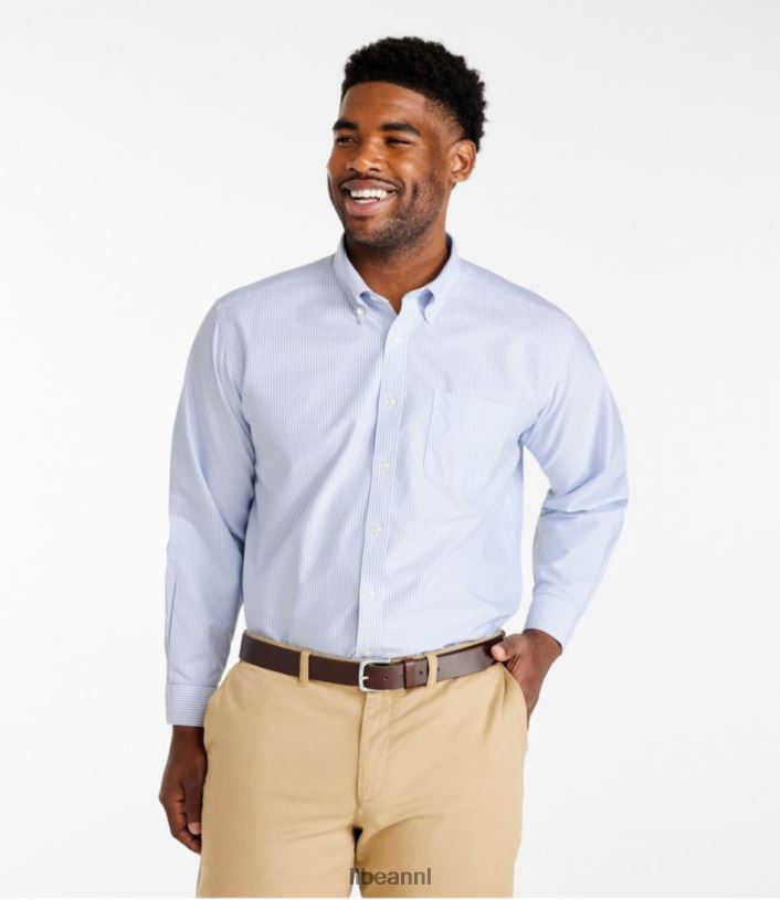 L.L.Bean Heren kreukvrij klassiek Oxford-overhemd arctisch blauw kleding VT0643511 - Image 4