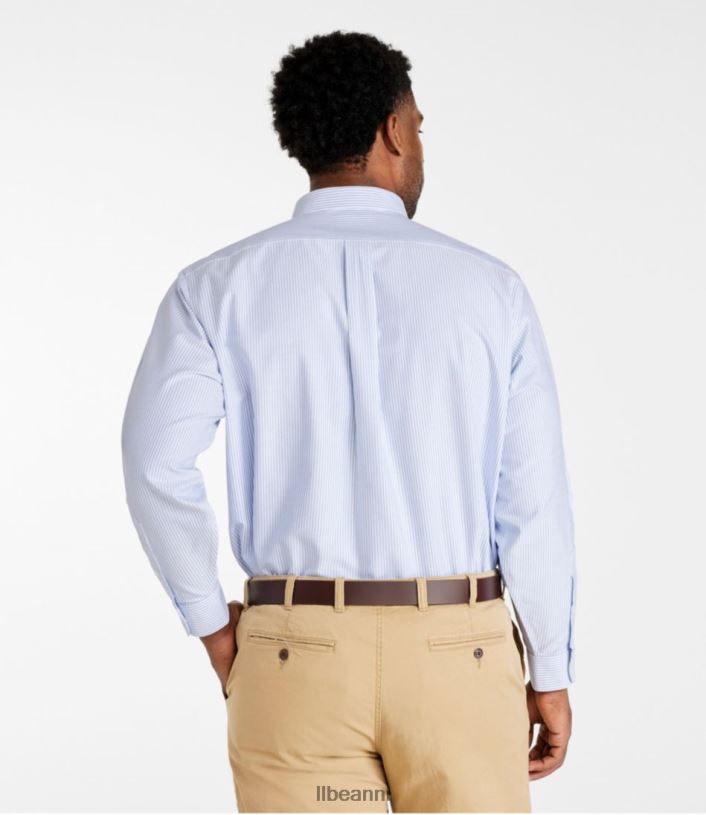 L.L.Bean Heren kreukvrij klassiek Oxford-overhemd arctisch blauw kleding VT0643511 - Image 5