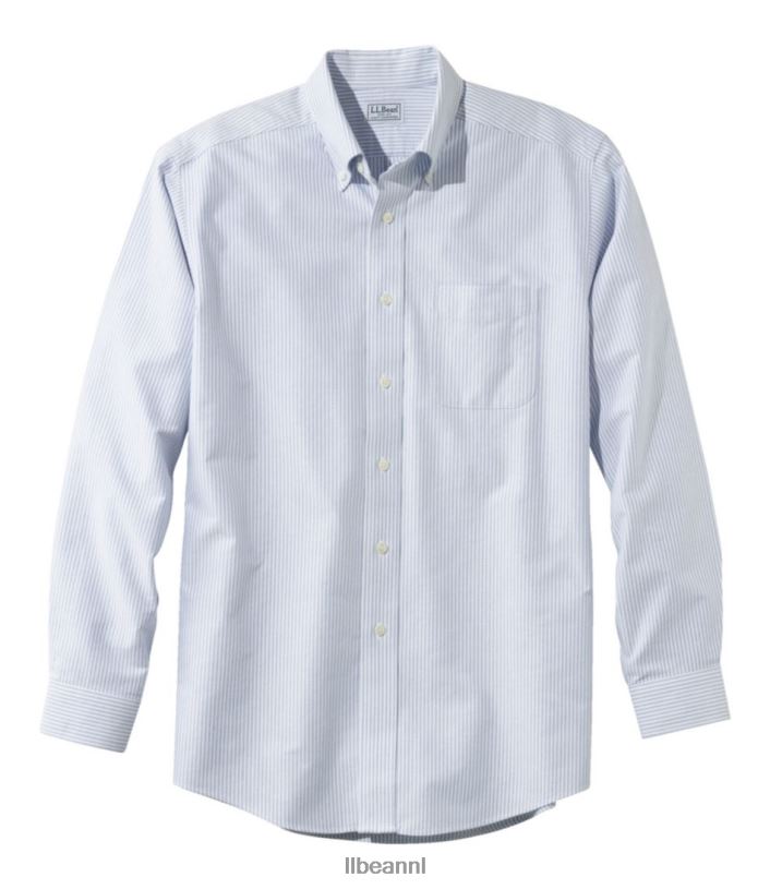 L.L.Bean Heren kreukvrij klassiek Oxford-overhemd arctisch blauw kleding VT0643511 - Image 6