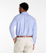 L.L.Bean Heren kreukvrij klassiek Oxford-overhemd frans blauw kleding VT064682 - Image 5
