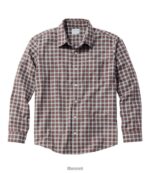 L.L.Bean Heren kreukvrij ultrazacht geborsteld katoenen overhemd bes kleding VT0645743