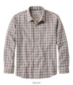 L.L.Bean Heren kreukvrij ultrazacht geborsteld katoenen overhemd guldenroede kleding VT0647180