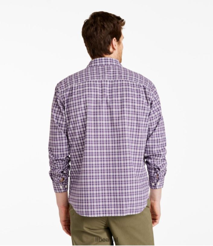 L.L.Bean Heren kreukvrij ultrazacht geborsteld katoenen overhemd guldenroede kleding VT0647180 - Image 3