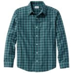 L.L.Bean Heren kreukvrij ultrazacht geborsteld katoenen overhemd zachte sparren kleding VT064295