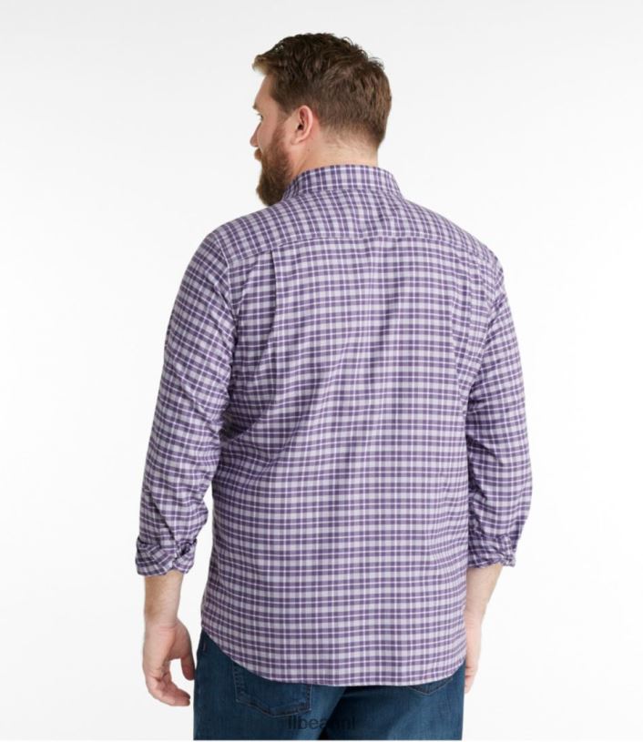 L.L.Bean Heren kreukvrij ultrazacht geborsteld katoenen overhemd zachte sparren kleding VT064295 - Image 5