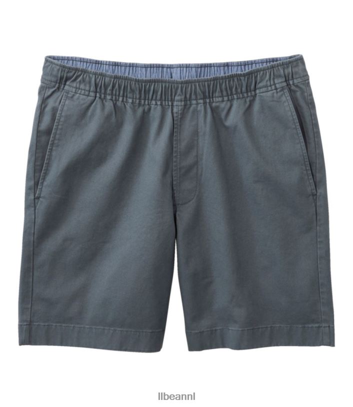 l_l_bean_heren_lakewashed_stretch_kaki_short_stormgrijs_kleding_vt0643133.jpg L.L.Bean Heren Lakewashed stretch kaki short stormgrijs kleding VT0643133 - Image 1
