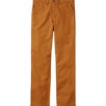 L.L.Bean Heren lakewashed stretchkaki bronzen klei kleding VT0643502