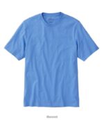 L.L.Bean Heren Lakewashed T-shirt van biologisch katoen arctisch blauw kleding VT0643085