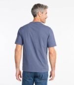 L.L.Bean Heren Lakewashed T-shirt van biologisch katoen arctisch blauw kleding VT0643085 - Image 3