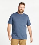 L.L.Bean Heren Lakewashed T-shirt van biologisch katoen arctisch blauw kleding VT0643085 - Image 4