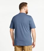 L.L.Bean Heren Lakewashed T-shirt van biologisch katoen arctisch blauw kleding VT0643085 - Image 5