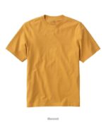 L.L.Bean Heren Lakewashed T-shirt van biologisch katoen warm goud kleding VT0646925