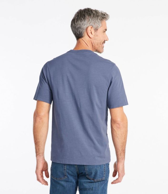 L.L.Bean Heren Lakewashed T-shirt van biologisch katoen warm goud kleding VT0646925 - Image 3