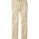 L.L.Bean Heren meergewassen stretch s khaki kleding VT0644843