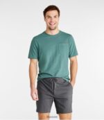 L.L.Bean Heren ontdekkingsreiziger slub T-shirt donker roodbruin kleding VT0644816 - Image 4
