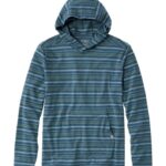 L.L.Bean Heren ontdekkingsreiziger slub T-shirt donkerblauwblauwe streep kleding VT064541