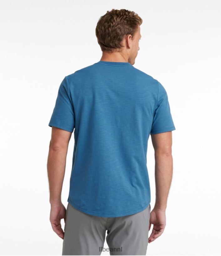 L.L.Bean Heren ontdekkingsreiziger slub T-shirt nautische marine kleding VT0643238 - Image 3