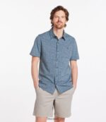 L.L.Bean Heren overhemd van biologisch katoen met knoopsluiting aan de voorkant warme koraalvissen kleding VT0643493 - Image 2