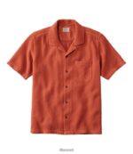 L.L.Bean Heren robuust wafelshirt rangeley blauw kleding VT064337