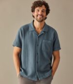 L.L.Bean Heren robuust wafelshirt rangeley blauw kleding VT064337 - Image 7