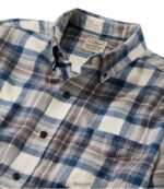 L.L.Bean Heren Schots geruit flanellen overhemd indigo tartan kleding VT06437 - Image 6