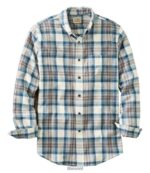 L.L.Bean Heren Schots geruit flanellen overhemd indigo tartan kleding VT064400