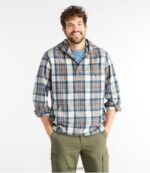 L.L.Bean Heren Schots geruit flanellen overhemd zwart horloge kleding VT0646649 - Image 2