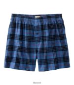 L.L.Bean Heren Schotse geruite flanellen boxershorts morgan kleding VT064346