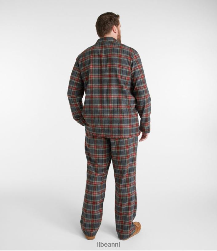 L.L.Bean Heren Schotse geruite flanellen pyjama morgan kleding VT0643214 - Image 5