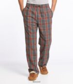 L.L.Bean Heren Schotse geruite flanellen slaapbroek vintage tartan kleding VT0646514 - Image 2