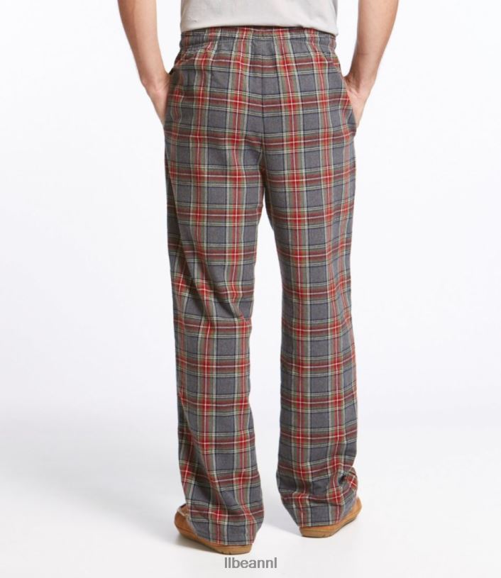L.L.Bean Heren Schotse geruite flanellen slaapbroek vintage tartan kleding VT0646514 - Image 3