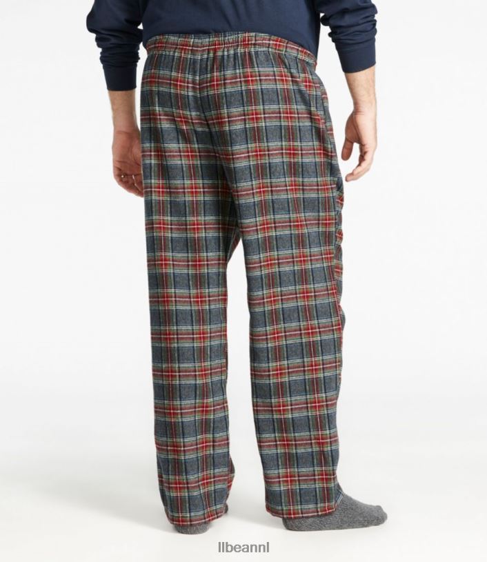 L.L.Bean Heren Schotse geruite flanellen slaapbroek vintage tartan kleding VT0646514 - Image 5